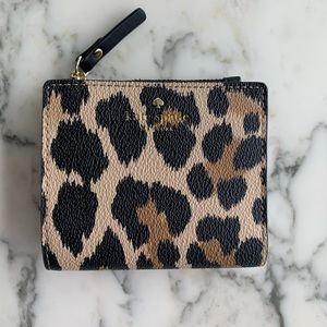 Brand New Kate Spade leopard print wallet
